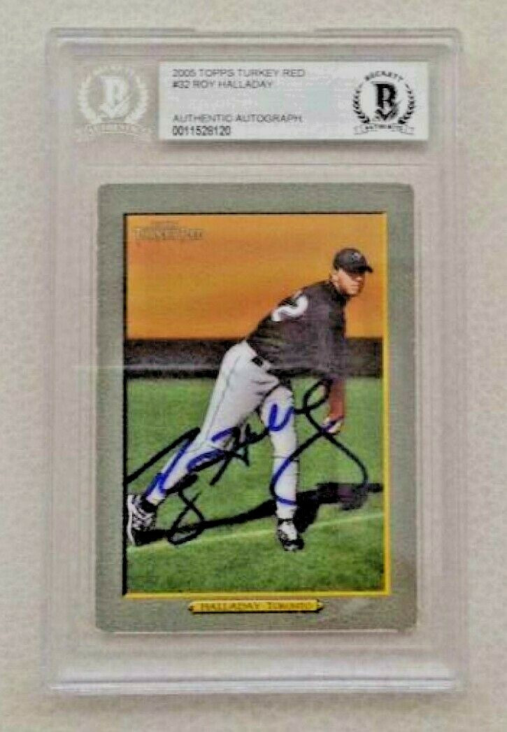 2005 TOPPS TURKEY REDS ROY HALLADAY #32 BLUE JAYS