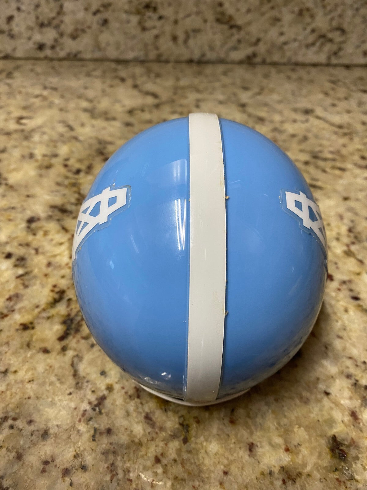 NFL HOUSTON OILERS THROWBACK TEAM LOGO RIDDELL MINI HELMET UNSIGNED RARE