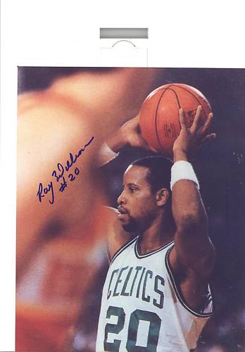 RAY WILLIAMS BOSTON CELTICS SIGNED 8X10