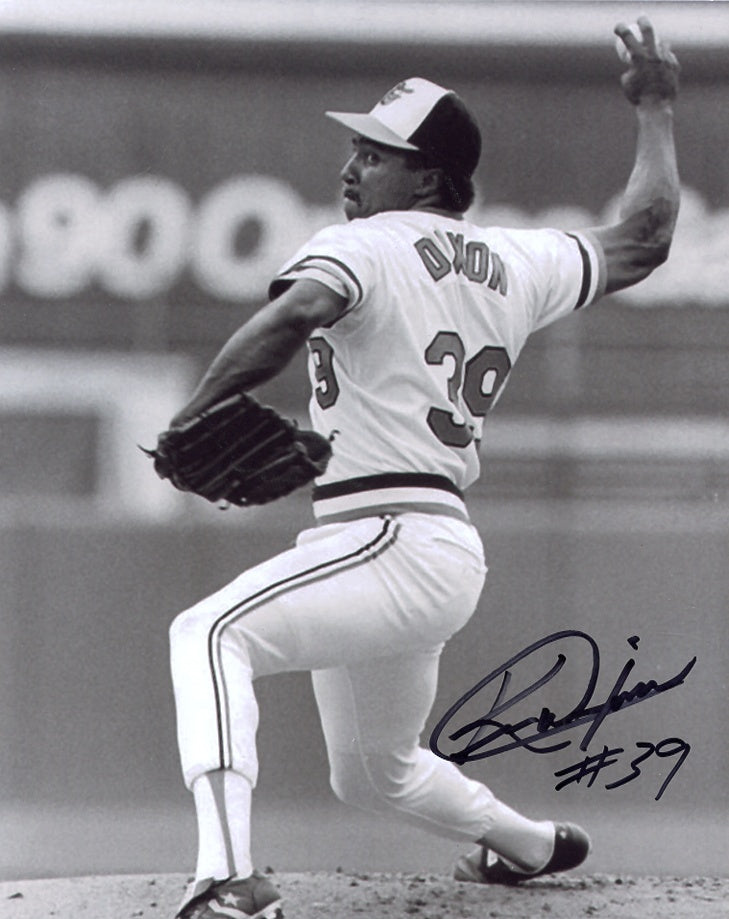 KEN DIXON BALTIMORE ORIOLES SIGNED AUTOGRAPHED 8X10 PHOTO
