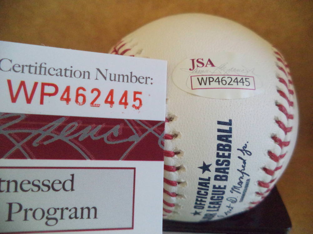 MANUEL MARGOT SAN DIEGO PADRES SIGNED AUTO ML BASEBALL JSA WP462445