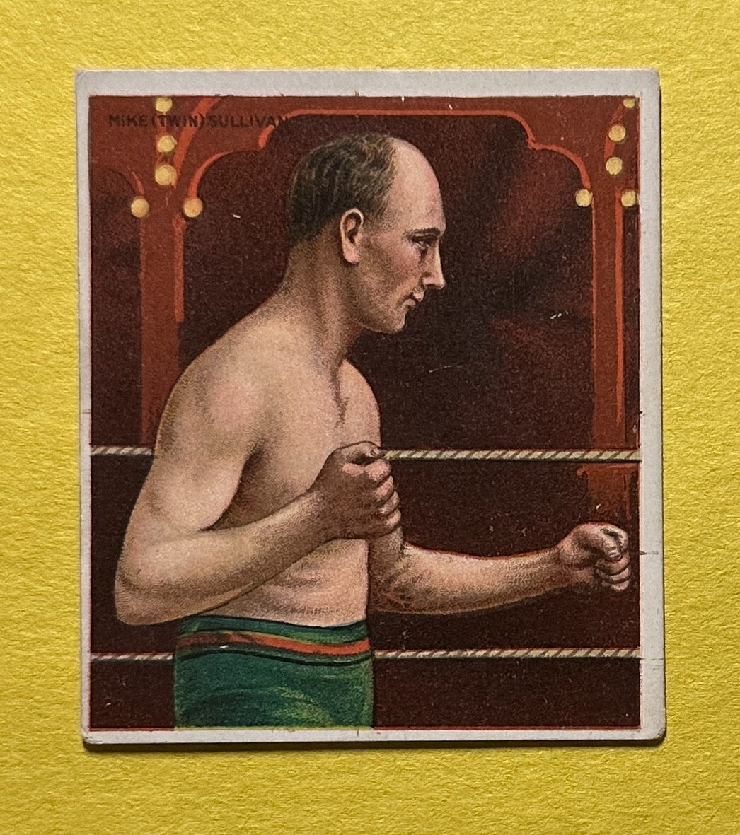 1910 T-218 CHAMPIONS MIKE (TWIN) SULLIVAN BOXING CARD