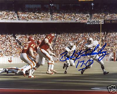 BOB KUECHENBERG MIAMI DOLPHINS 17-0 SIGNED 8X10