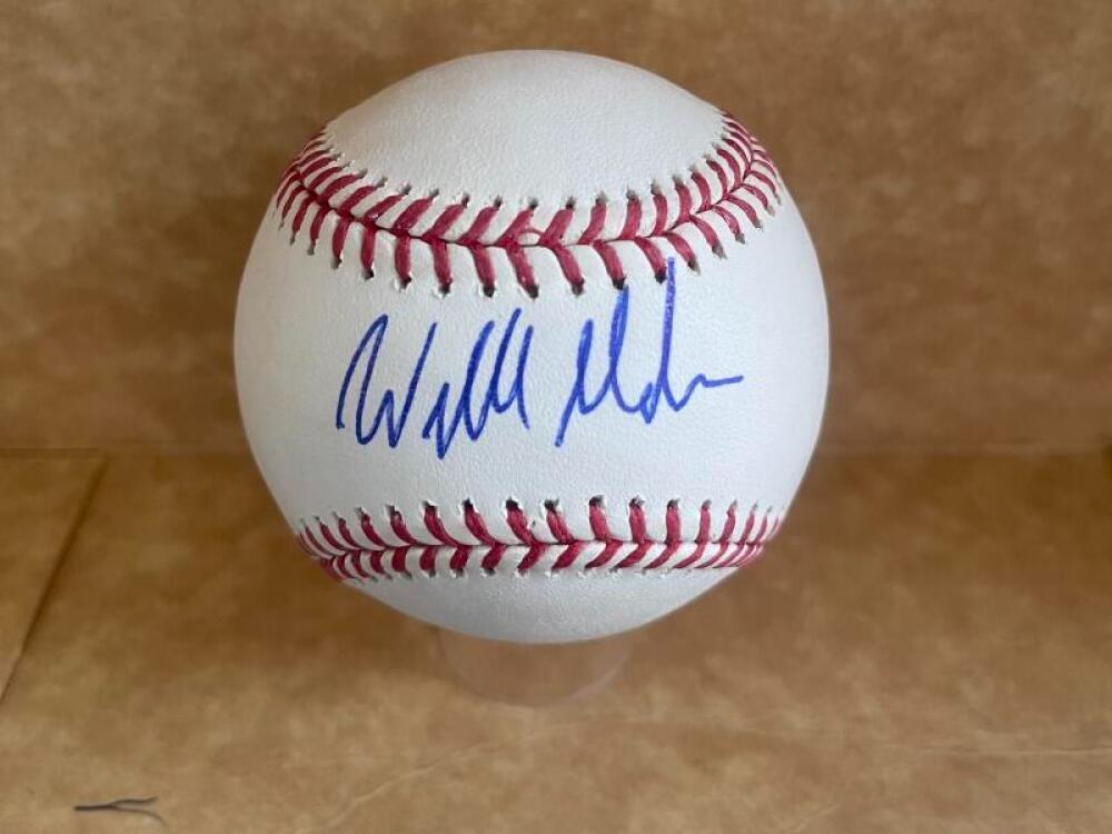 WILLIE MACLVER COLORADO ROCKIES SIGNED AUTO M.L. BASEBALL BAS R98347