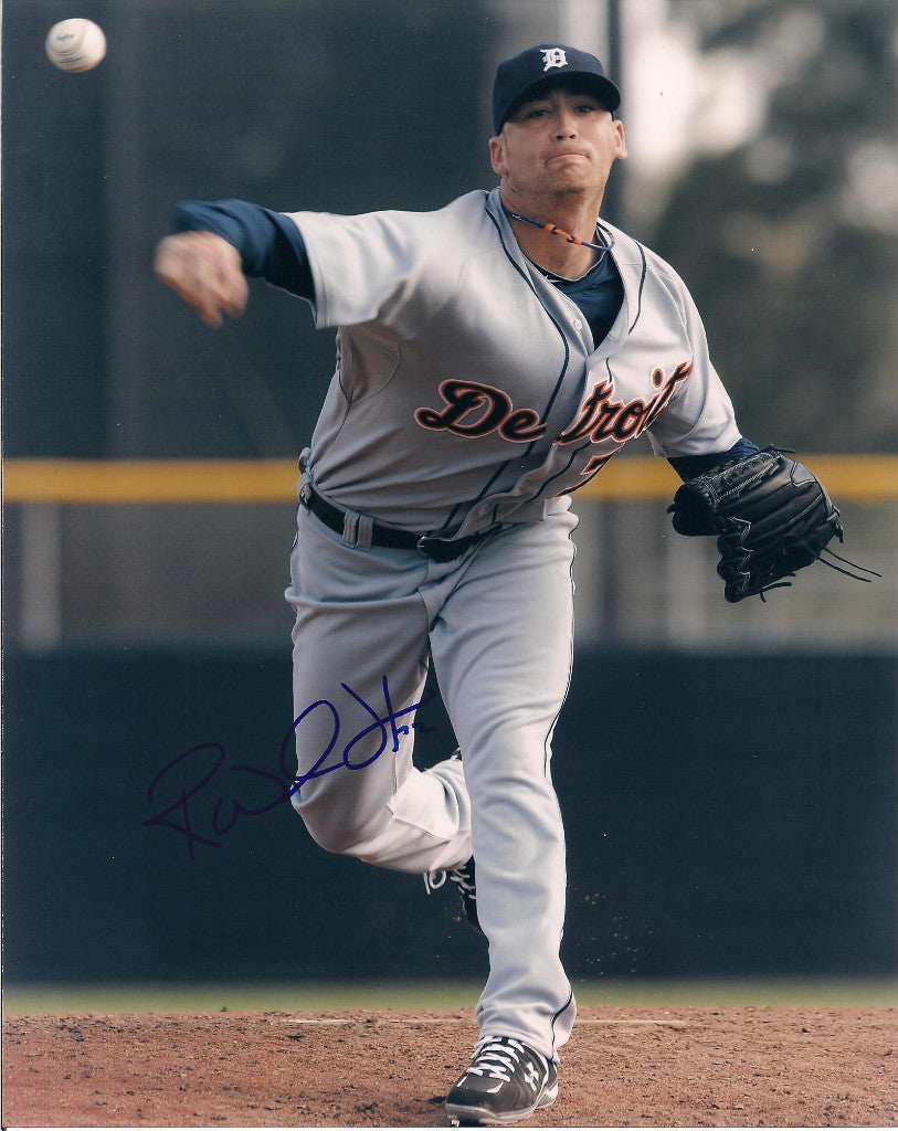 ROBBIE WEINHARDT DETROIT TIGERS SIGNED 8X10 PHOTO W/COA