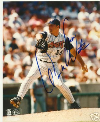 ALLEN WATSON ANAHEIM ANGELS SIGNED 8X10 PHOTO W/COA