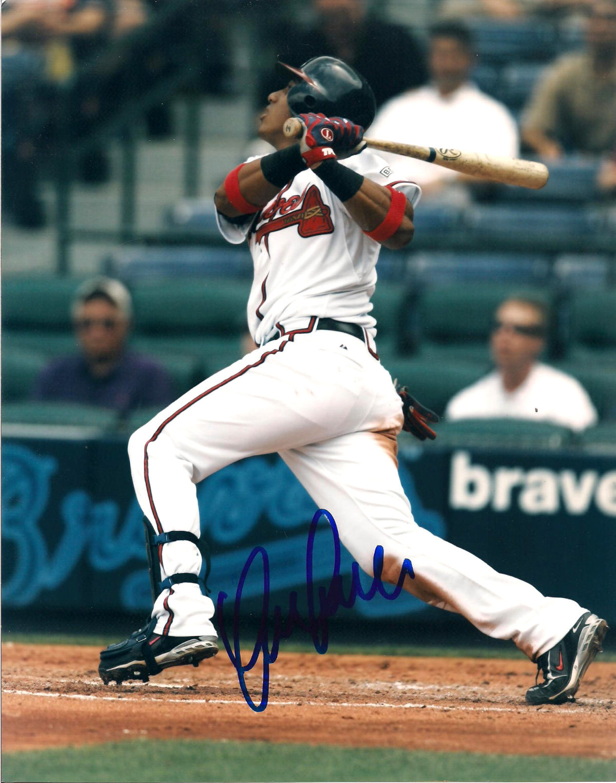 YUNEL ESCOBAR ATLANTA BRAVES AUTOGRAPHED SIGNED 8X10 PHOTO W/COA