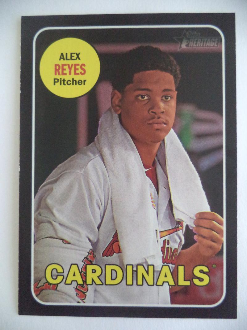 2018 ALEX REYES BLACK BORDER PARALLEL SP CARD