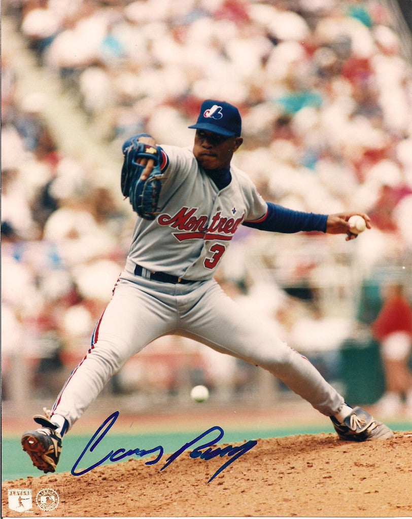CARLOS PEREZ MONTREAL EXPOS SIGNED 8X10 PHOTO W/COA