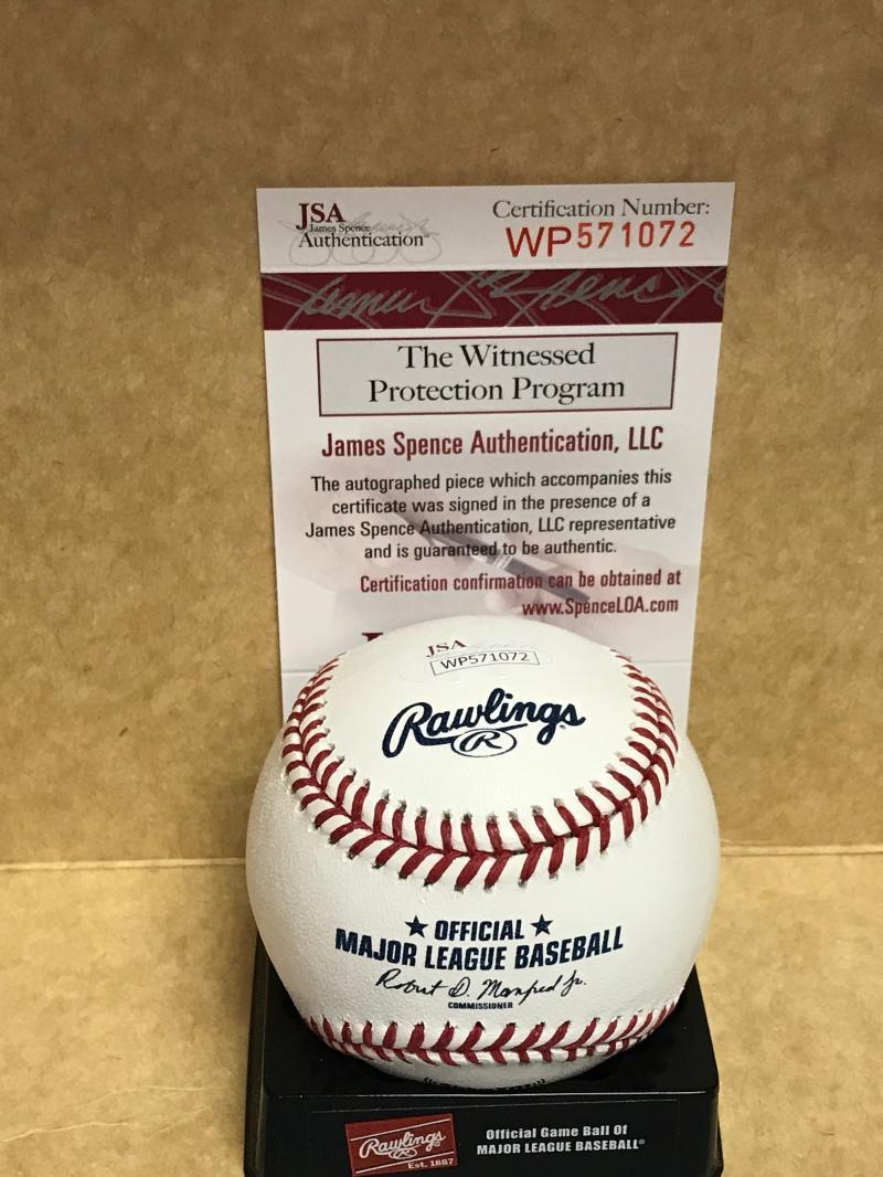 BRENDAN RODGERS COLORADO ROCKIES SIGNED 2017 FUTURES BASEBALL JSA WP 571072