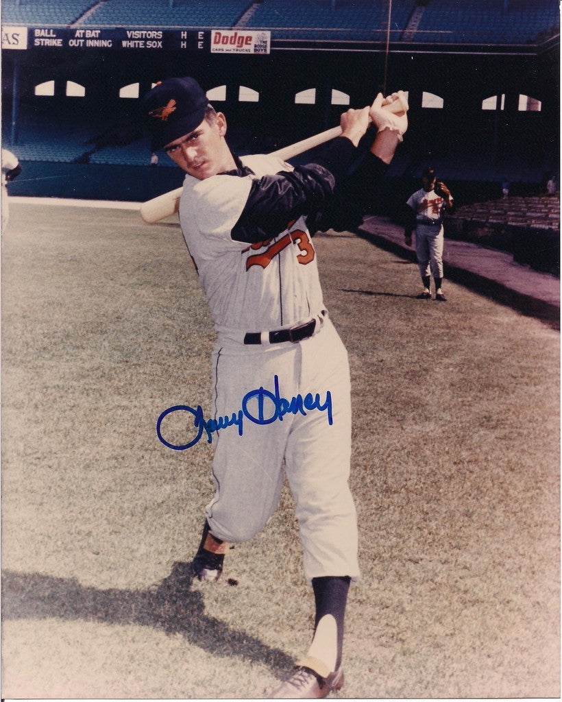LARRY HANEY BALTIMORE ORIOLES SIGNED 8X10 PHOTO W/COA