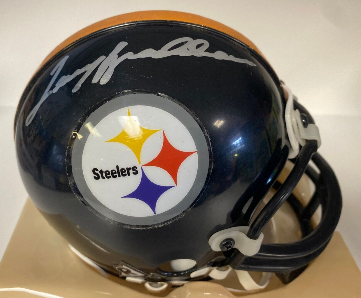 TERRY BRADSHAW PITTSBURGH STEELERS SIGNED AUTOGRAPHED MINI HELMET BECKETT BAS