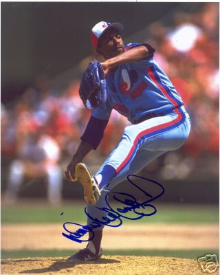 DENNIS OIL CAN BOYD MONTREAL EXPOS SIGNED 8X10 PHOTO