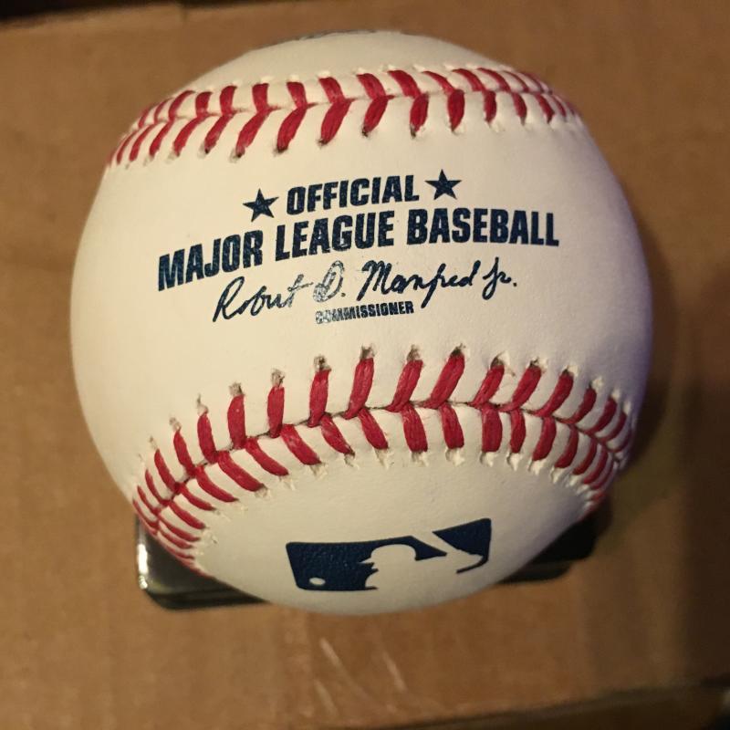 CLINT COULTER MILWAUKEE BREWERS SIGNED AUTOGRAPHED M.L. BASEBALL W/COA