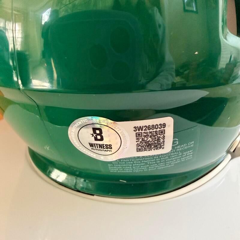 DESEAN JACKSON PHILADELPHIA EAGLES SIGNED MINI HELMET BECKETT