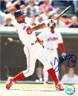 JOLBERT CABRERRA CLEVELAND INDIANS SIGNED 8X10 PHOTO