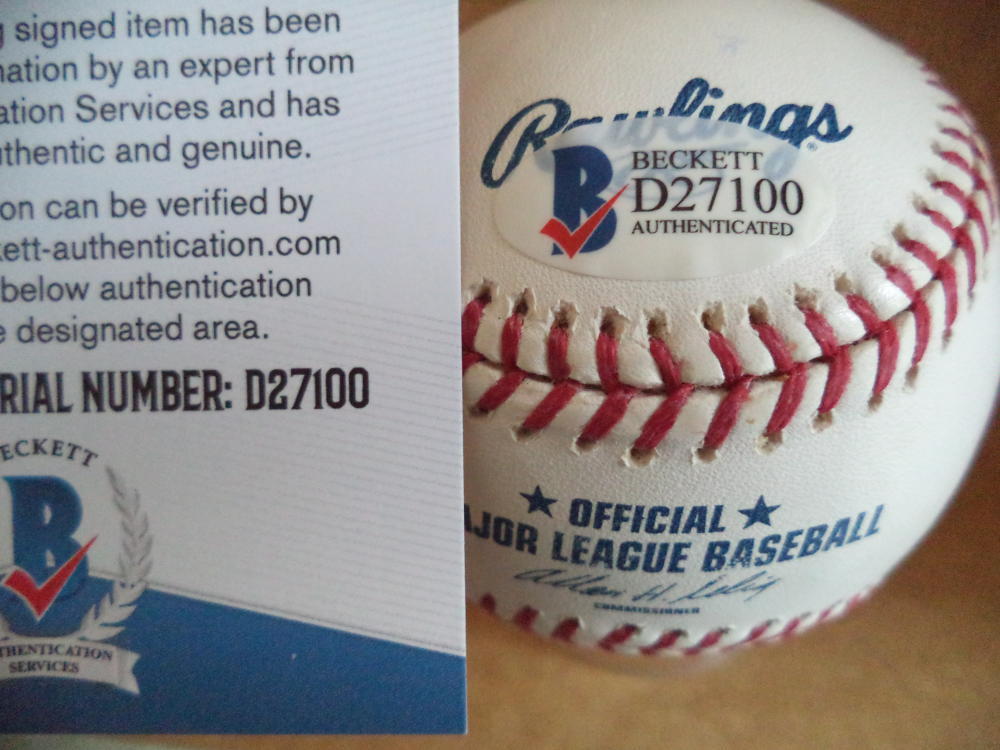 BILL MADLOCK CHICAGO CUBS BATTING CHAMP 75,76 SIGNED ML BASEBALL BECKETT D27100
