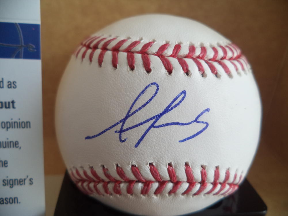 ALEX REYES ST. LOUIS CARDINALS SIGNATURE DEBUT SIGNED M.L. BASEBALL JSA SD28667