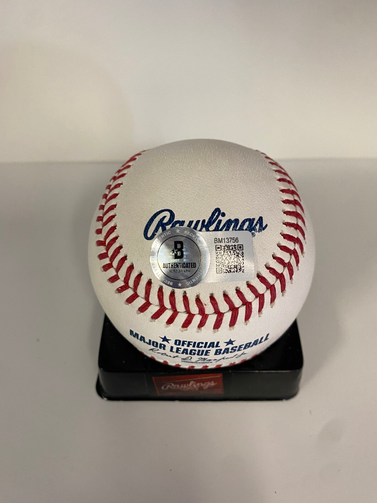 MACKENZIE GORE WASHINGTON NATIONALS SIGNED AUTOGRAPHED M.L. BASEBALL BECKETT