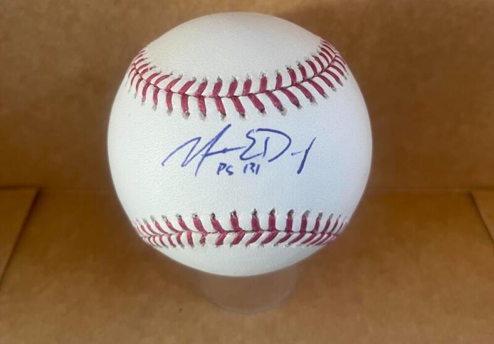 MATT DIAZ PIRATES/BRAVES SIGNED AUTO M.L. BASEBALL BAS AUTHENTICATED