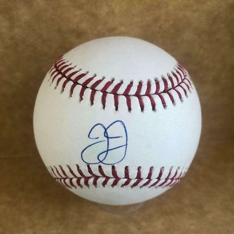 J.J. BLEDAY MIAMI MARLINS SIGNED AUTOGRAPHED M.L. BASEBALL W/ COA