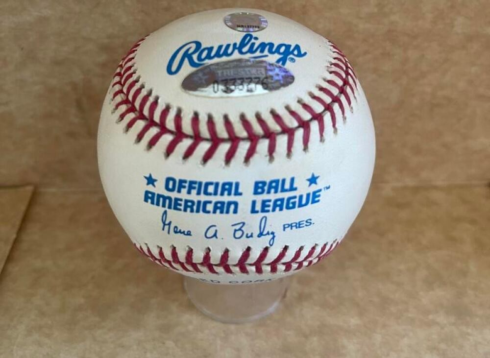 DAVE WINFIELD YANKEES/ANGELS SIGNED AUTOGRAPHED A.L. BASEBALL BECKETT AUTH