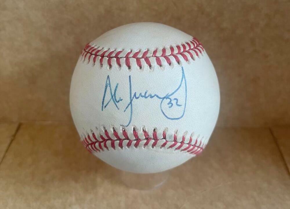 ALEX FERNANDEZ FLORIDA MARLINS SIGNED AUTOGRAPHED VINTAGE N.L. BASEBALL W/ COA