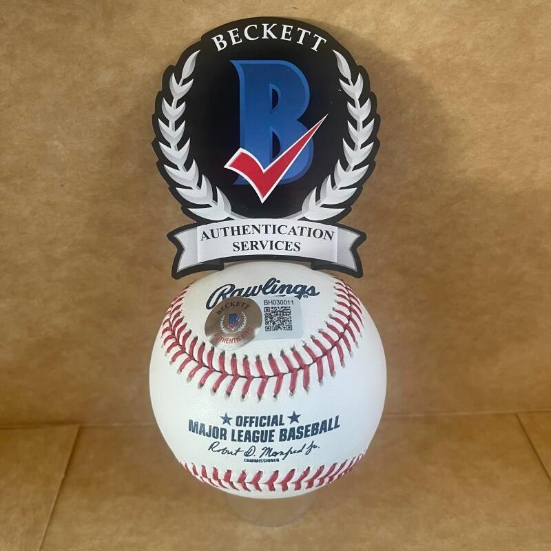 DAVE BRISTOL #4 REDS HOF 2018 SIGNED AUTO M.L. BASEBALL BECKETT AUTHENTICATED