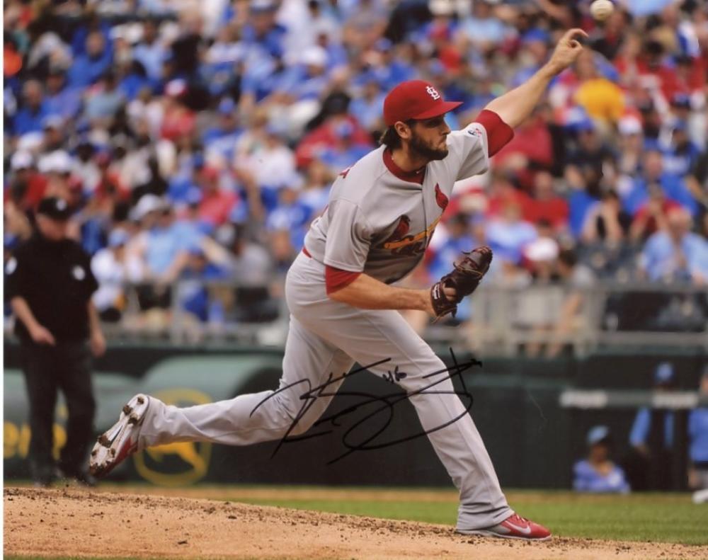 KEVIN SIEGRIST ST. LOUIS CARDINALS SIGNED AUTOGRAPHED ACTION 8X10 PHOTO W/COA