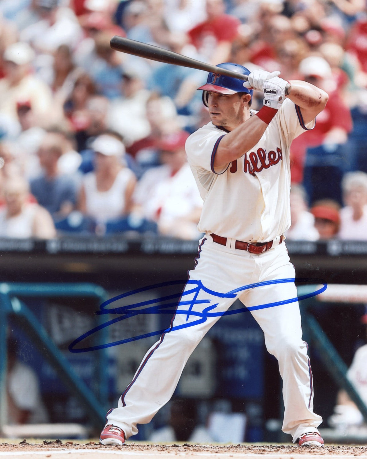 LANCE NIX PHILADELPHIA PHILLIES SIGNED AUTOGRAPHED 8X10 PHOTO