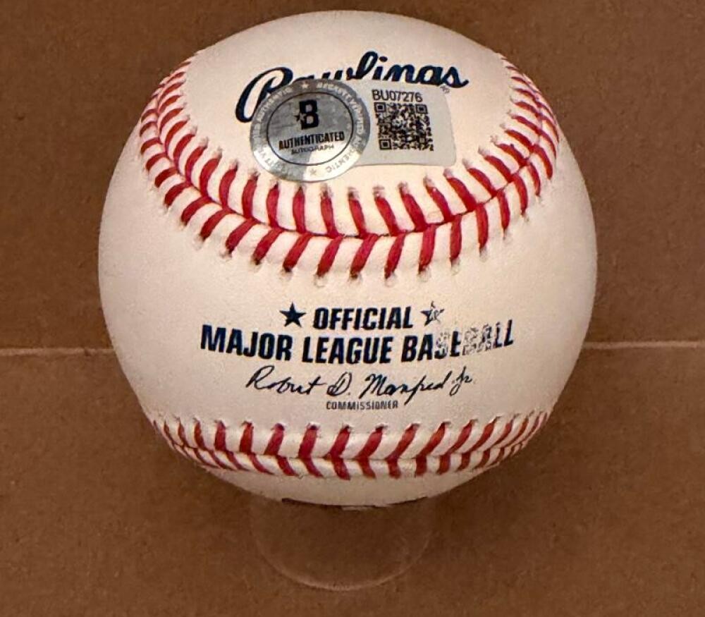 DAVE CASH 80-84,87.90 NY YANKEES SIGNED AUTO M.L. BASEBALL BECKETT AUTH