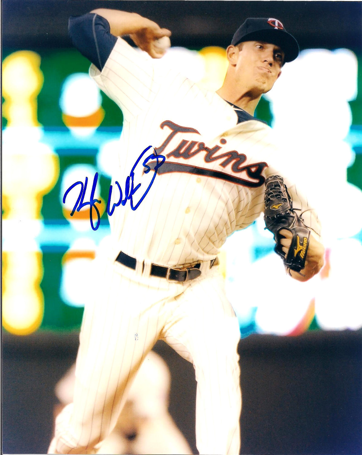 KYLE WALDROP MINNESOTA TWINS AUTOGRAPHED SIGNED 8X10 PHOTO W/COA