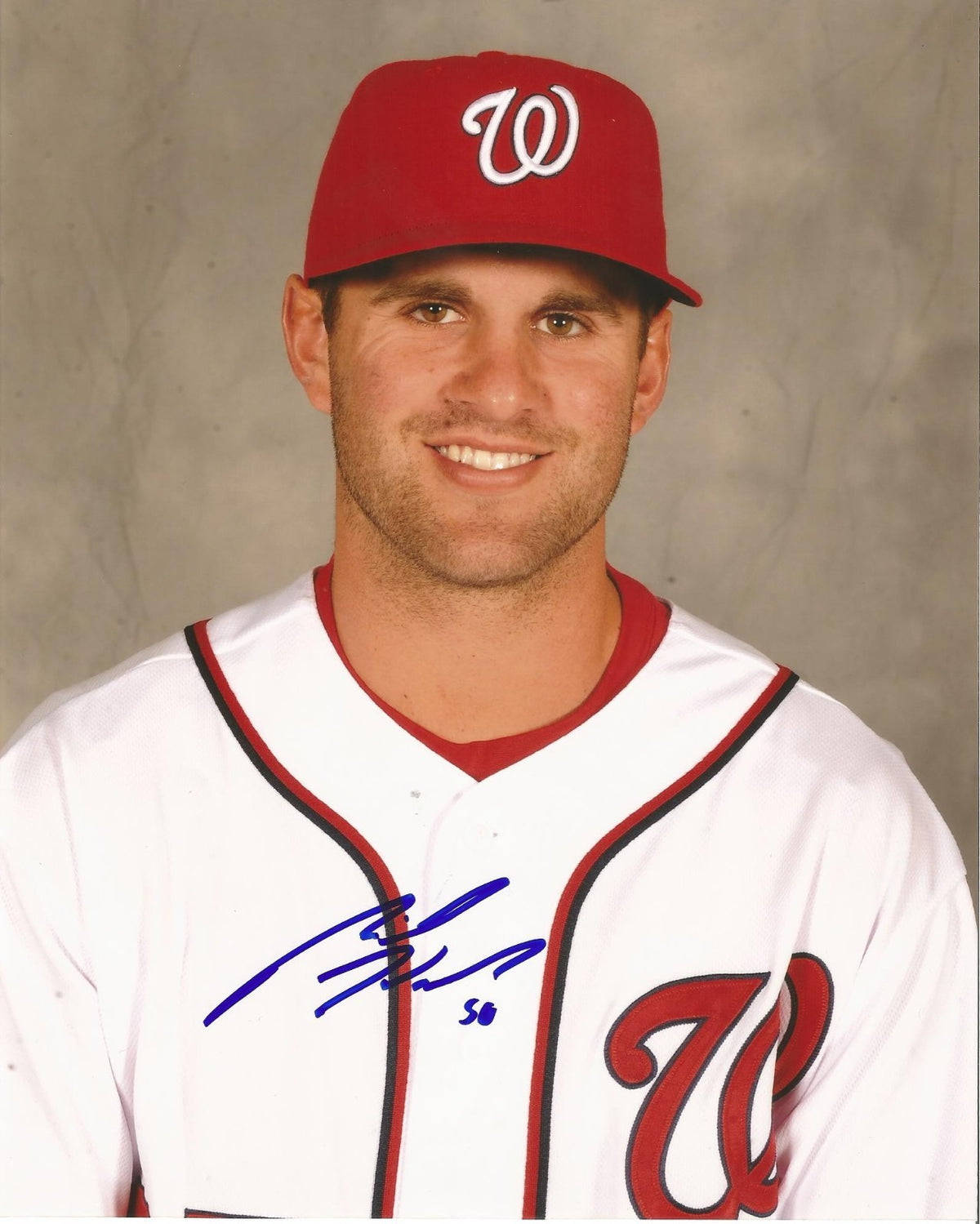 NEIL HOLLAND WASHINGTON NATIONALS AUTOGRAPHED SIGNED 8X10 PHOTO W/COA