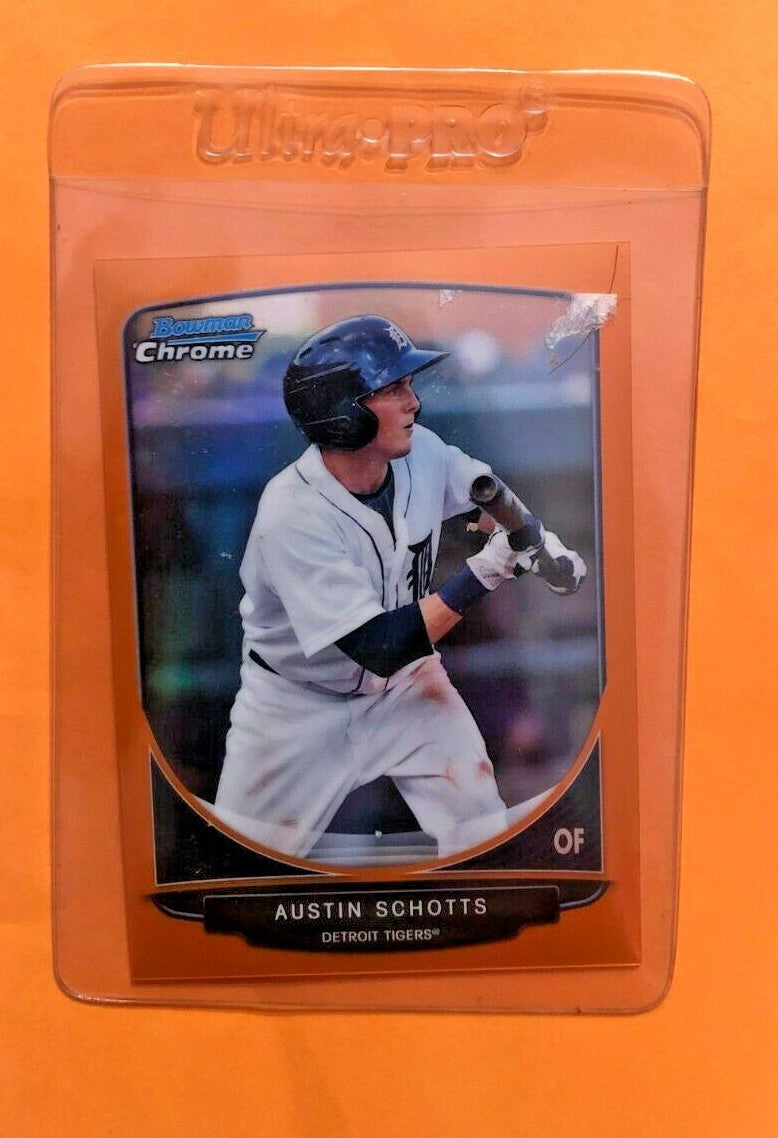 2013 BOWMAN ORANGE REFRACTOR AUSTIN SCHOTTS BCP184 11/25