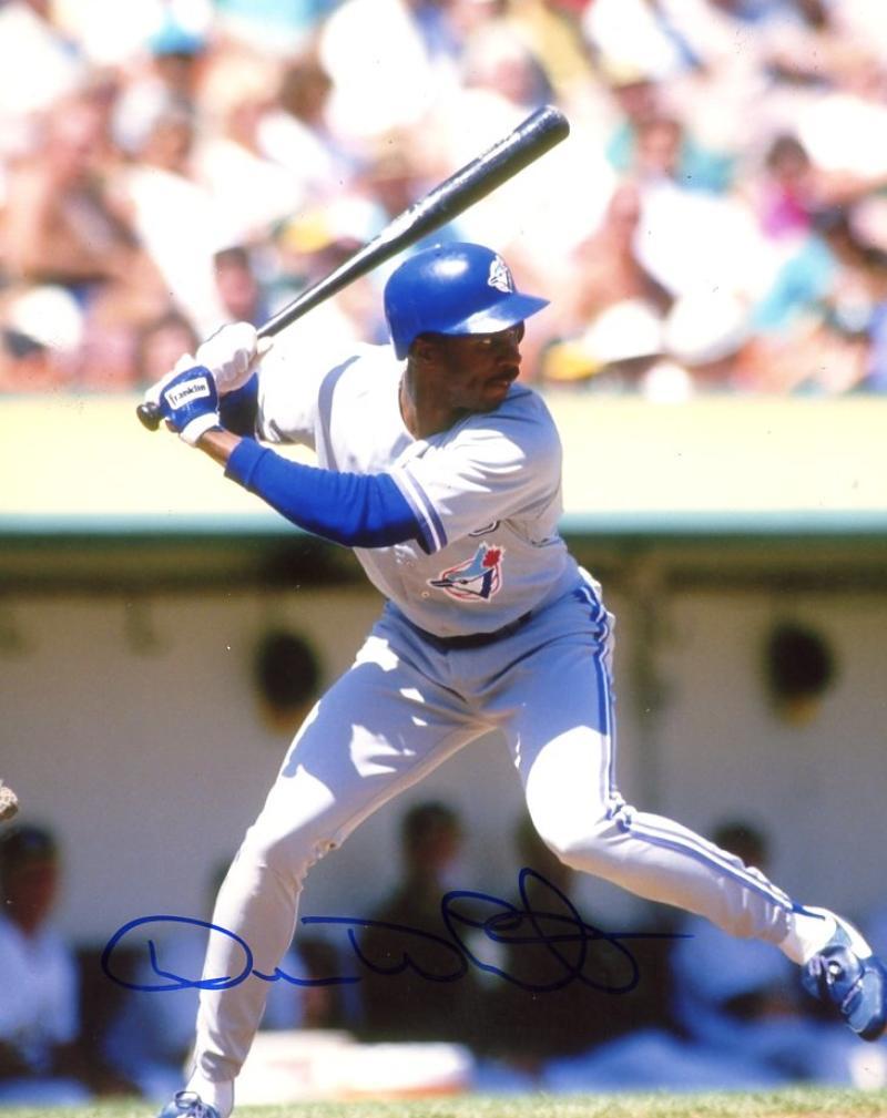 DEVON WHITE TORONTO BLUE JAYS SIGNED AUTOGRAPHED 8X10 PHOTO W/COA
