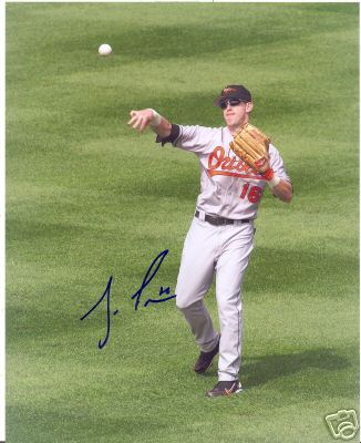 JEFF FIORENTINO BALTIMORE ORIOLES SIGNED 8X10 PHOTO COA