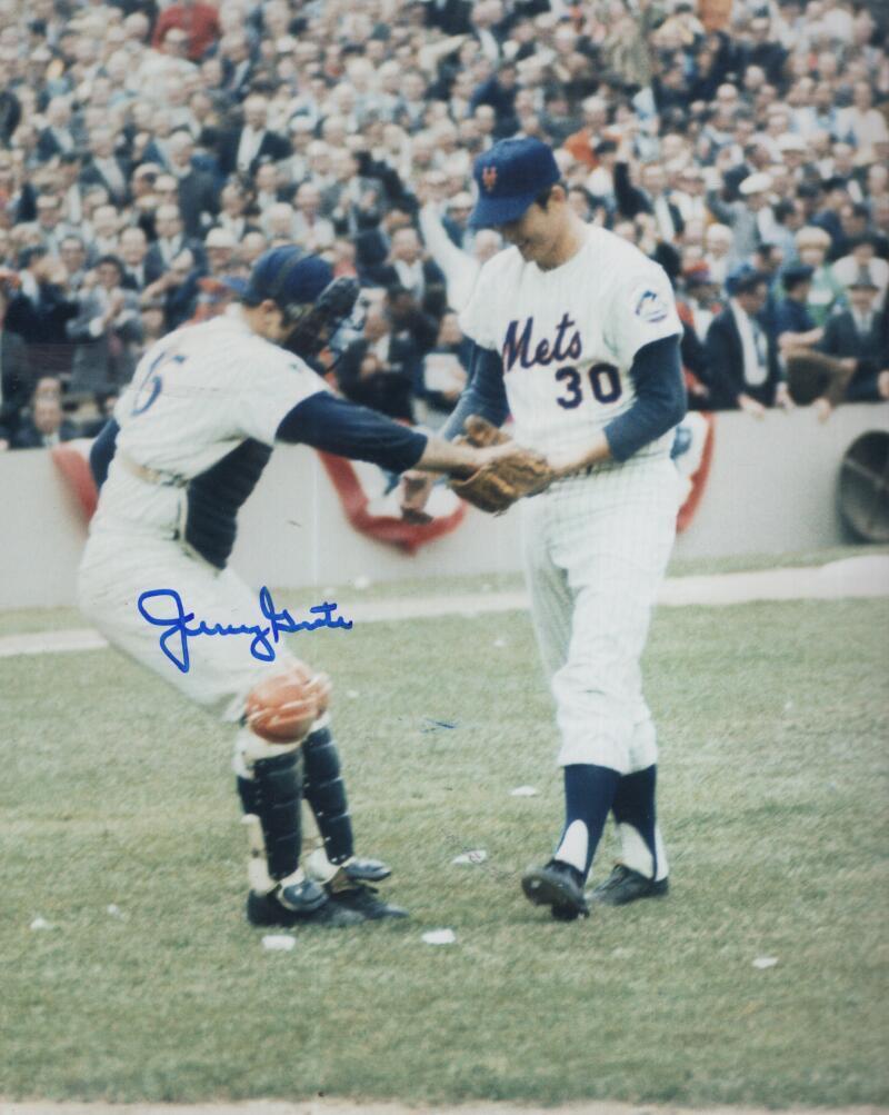 JERRY GROTE METS SIGNED AUTOGRAPHED 8X10 PHOTO W/ COA