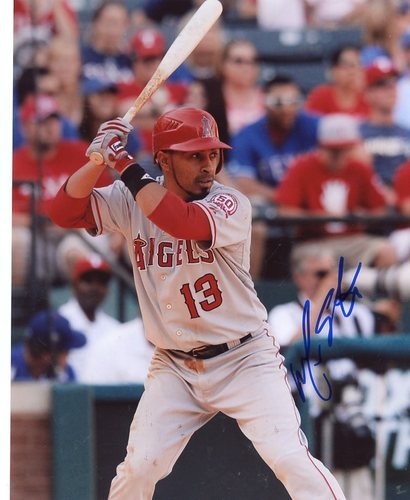 MACIER ISTURIS LOS ANGELES ANGELS SIGNED 8X10 PHOTO W/COA