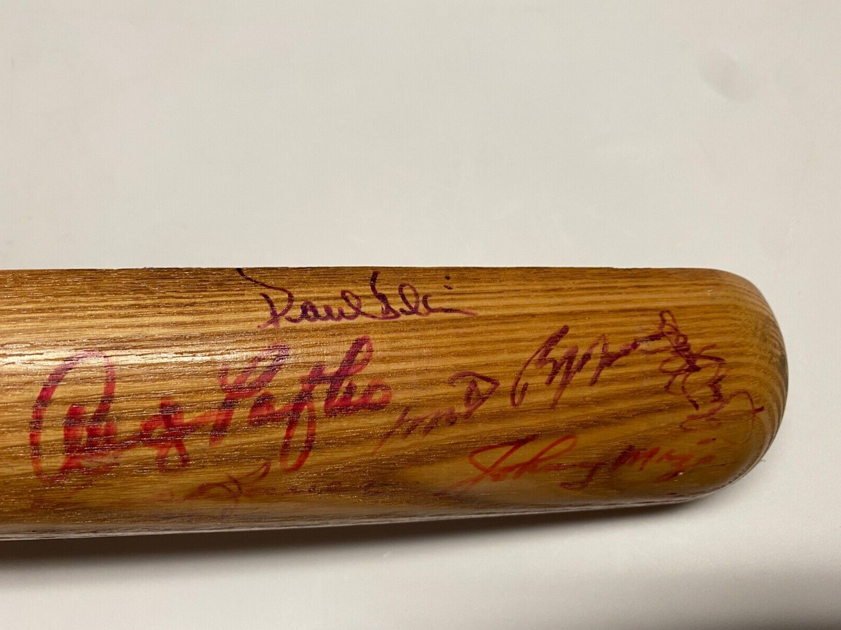 MLB GREATS MULTI SIGNED AUTOGRAPH LV SLUGGER MEMORIAL CLASSICS SPLIT BAT COA *