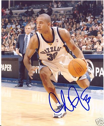 DONTAE JONES MEMPHIS GRIZZLIES SIGNED 8X10 PHOTO W/COA