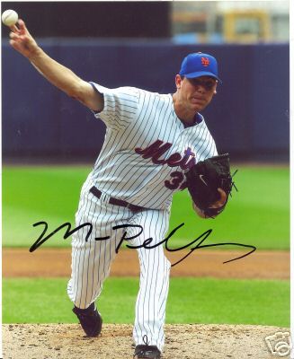 MICHAEL PELFREY NEW YORK METS SIGNED 8X10 PHOTO W/COA