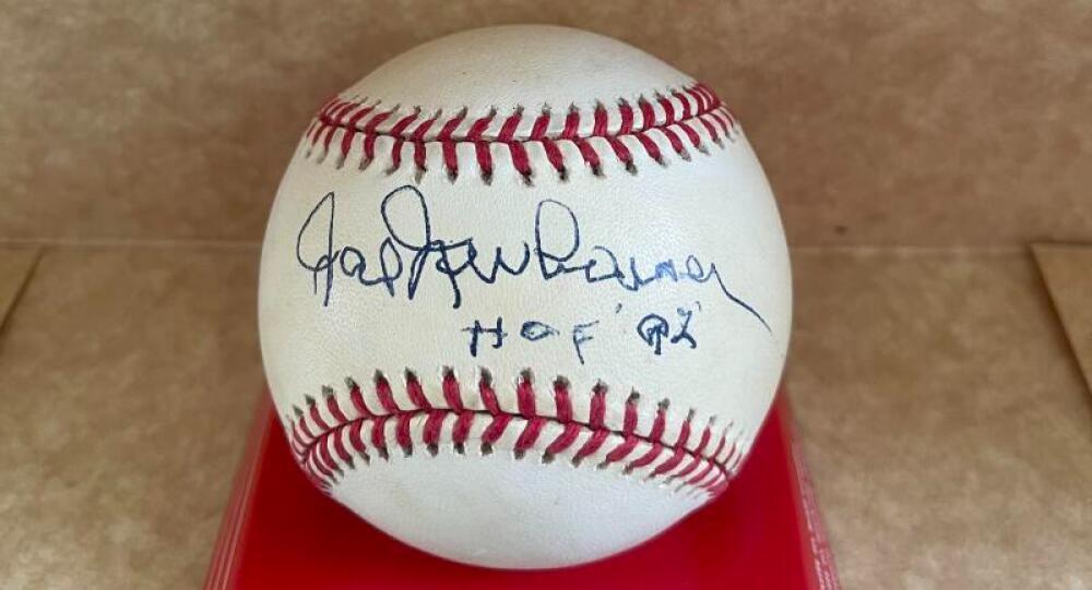 HAL NEWHOUSER HOF 92 SIGNED AUTOGRAPHED A.L. BASEBALL BECKETT AUTH