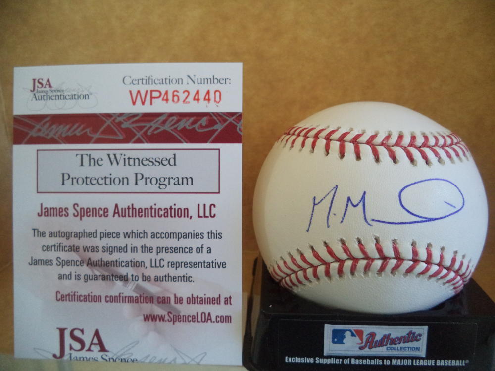 MANUEL MARGOT SAN DIEGO PADRES SIGNED AUTO ML BASEBALL JSA WP462440