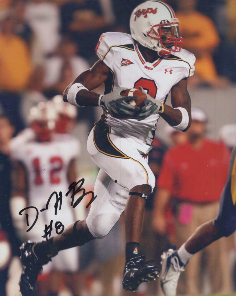 DARIUS HEYWARD BEY MARYLAND SIGNED AUTOGRAPHED 8X10 PHOTO W/ COA