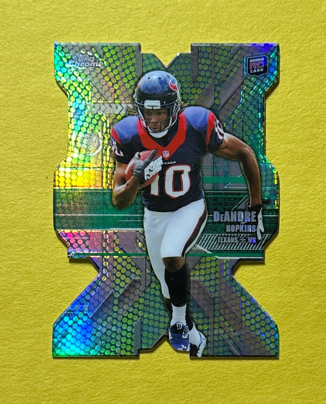 2013 TOPPS CHROME DEANDRE HOPKINS DIE CUT ROOKIE #RDC-DH TEXANS
