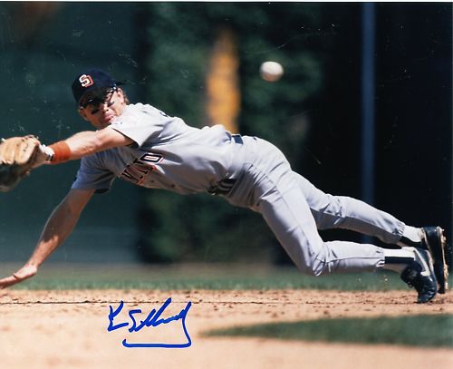 KURT STILLWELL SAN DIEGO PADRES SIGNED 8X10 PHOTO