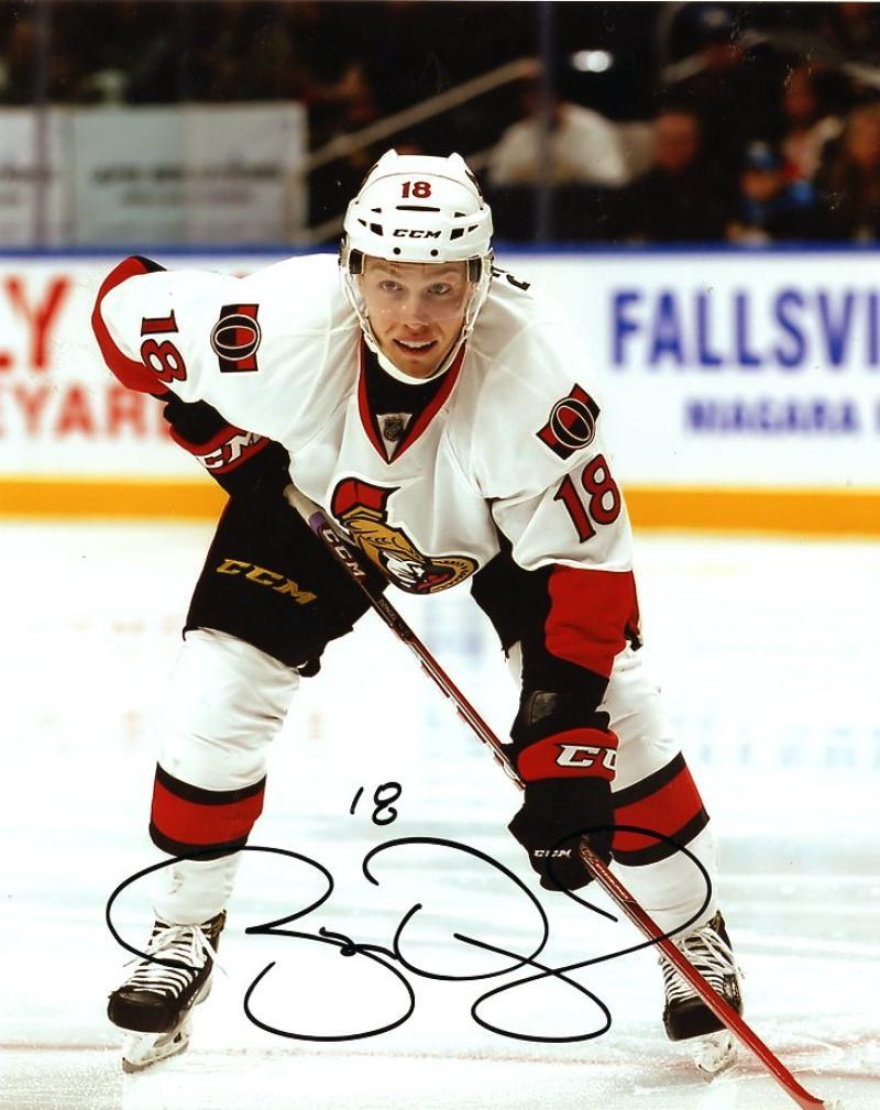RYAN DZINGEL OTTAWA SENATORS SIGNED AUTOGRAPHED 8X10 PHOTO W/COA