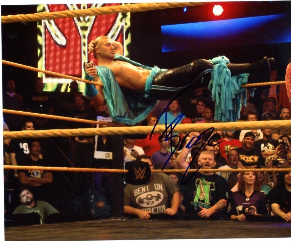 TYLER BREEZE WWE WRESTLER SIGNED AUTOGRAPHED 8X10 PHOTO W/COA