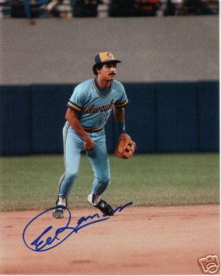ED ROMERO MILWAUKEE BREWERS SIGNED 8X10