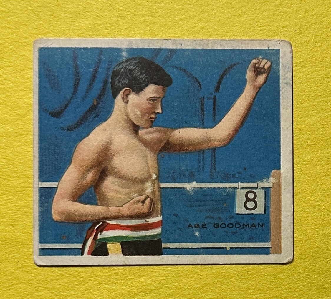 1910 T-218 CHAMPIONS ABE (KID) GOODMAN BOXING CARD